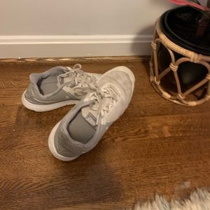 nike white sneakers !!